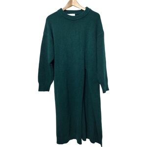 Kate Hewko Long Sleeve High Slit Long Sweater